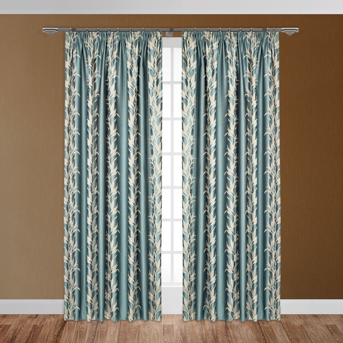 Штора "Лана", размер 160х260 см-1 шт., цвет бирюзовый