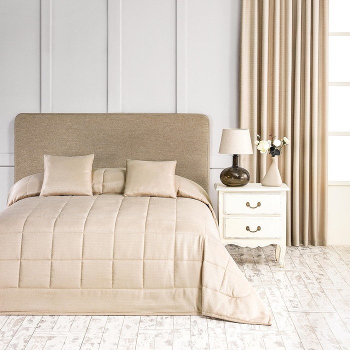 Покрывало "Тиана", размер 240х260 см, цвет бежевый