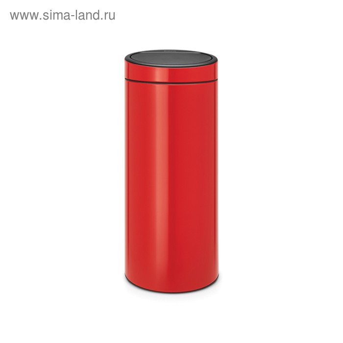 Мусорное ведро Brabantia Touch Bin, 30 л, цвет красный мусорное ведро brabantia touch bin 3 л цвет хром