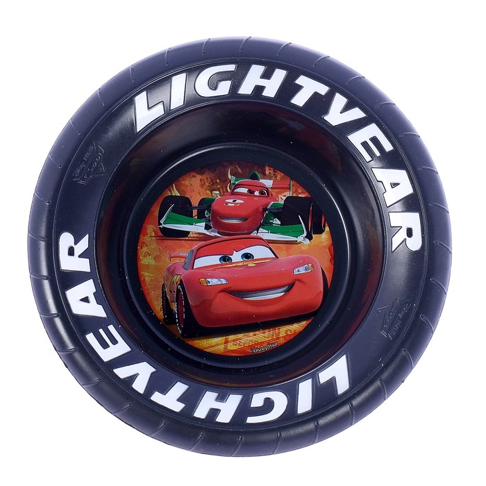 Миска рельефная 17 см "Тачки"