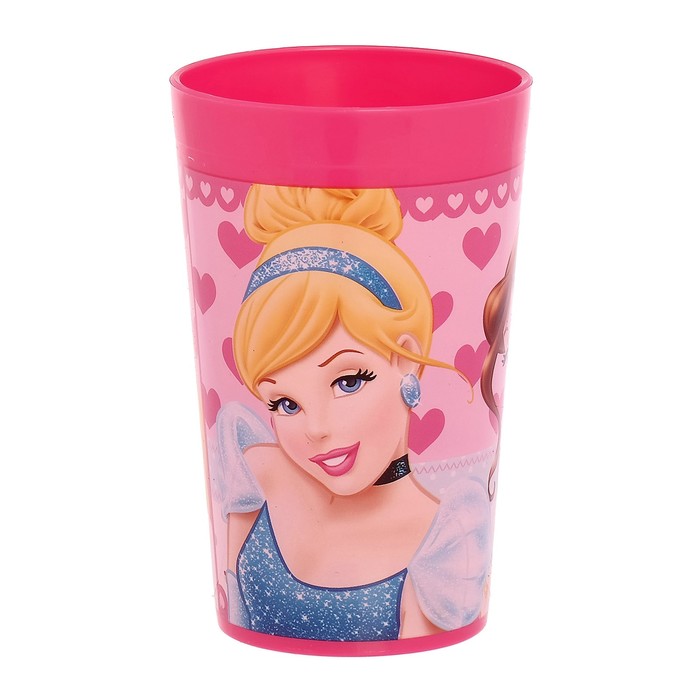 Набор посуды "Принцессы", 5 предметов: миска, тарелка, стакан, ложка, вилка