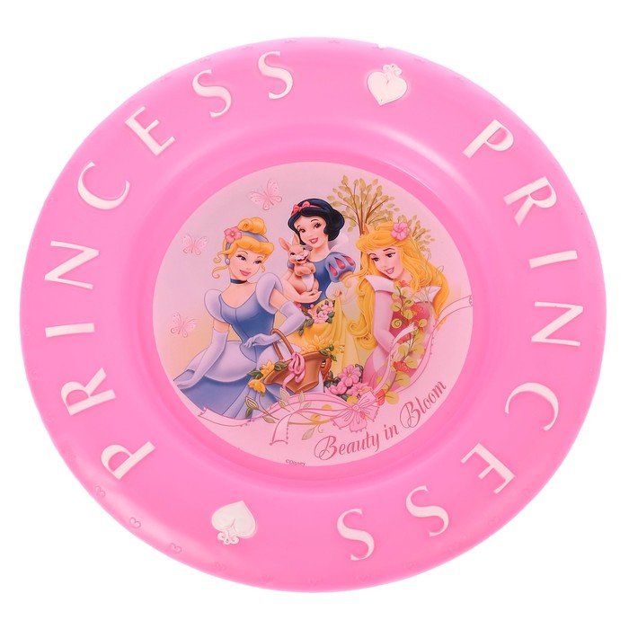Тарелка 21 см "Принцессы", рельефная