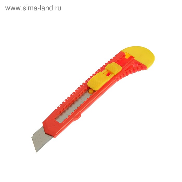 Нож универсальный Hobbi/Remocolor, корпус пластик, квадратный фиксатор, автоблок, 18 мм