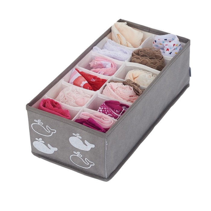 Органайзер "Insta" 12 ячеек Киты