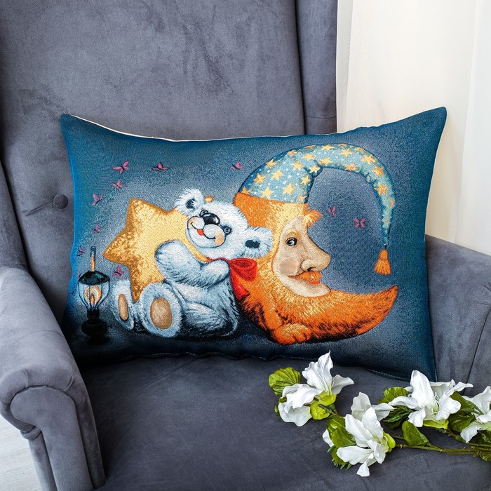 Наволочка из гобелена Сладких снов 45*63, 370 г/м пэ 100%