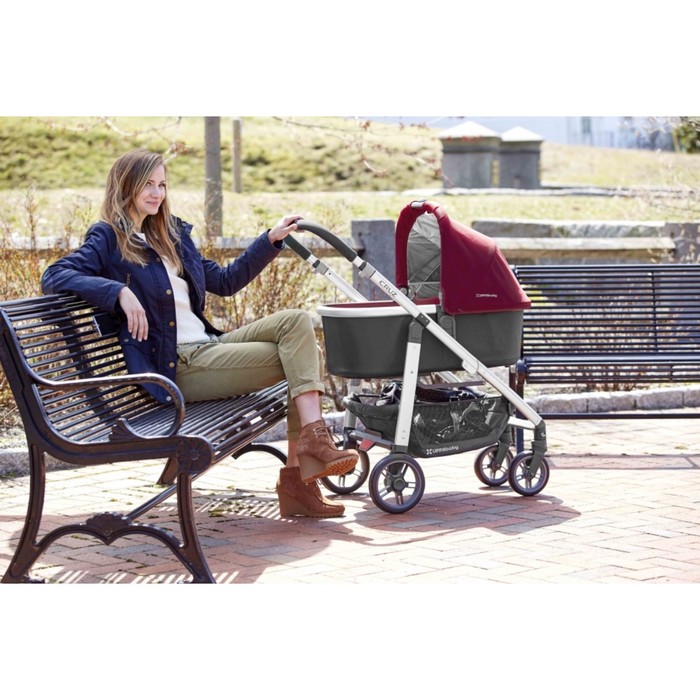 Люлька для коляски UPPAbaby Cruz и Vista 2017 DENNISON (BORDEUAUX) винный