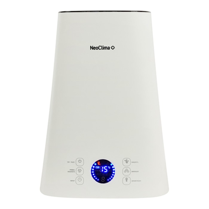 Увлажнитель NeoClima NHL-500-VS, ультразвуковой, 5 л, до 40 м², белый