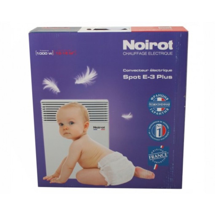 Обогреватель Noirot Spot E-3 Plus, конвекторный, 2000 Вт, белый