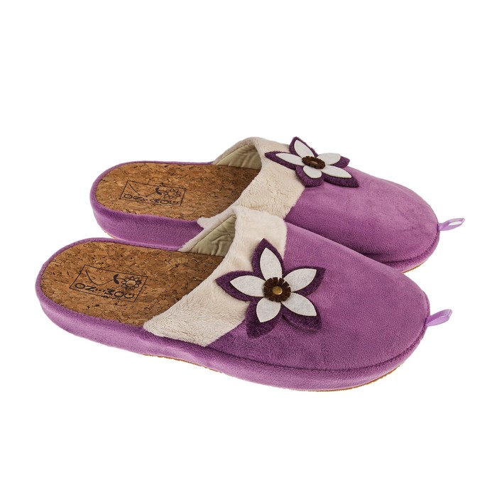 Тапочки женские Domino арт. DA-L567, цвет сиреневый, размер 40