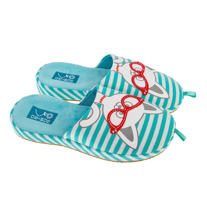 Тапочки подростковые Domino арт. DA-PL38, цвет голубой, размер 34