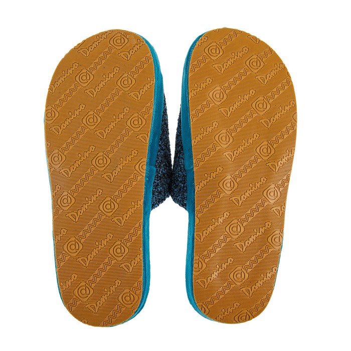 Тапочки женские Domino арт.DA-LA568, цвет бирюзовый, размер 37