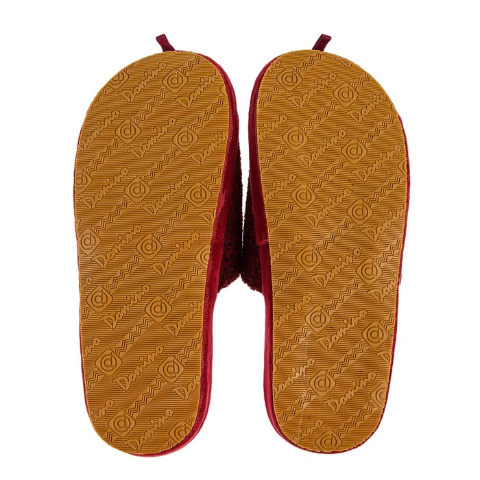 Тапочки женские Domino арт.DA-LA568, цвет бордовый, размер 37