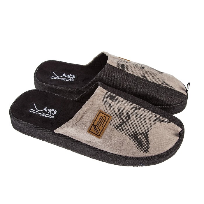 Тапочки подростковые Domino арт.DA-PM933, цвет черный, размер 39