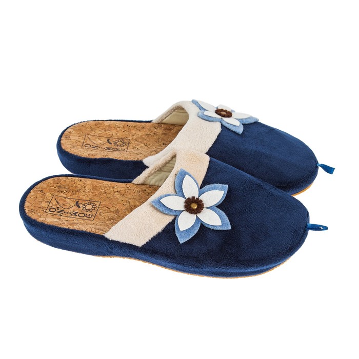 Тапочки женские Domino арт. DA-L567, цвет синий, размер 38