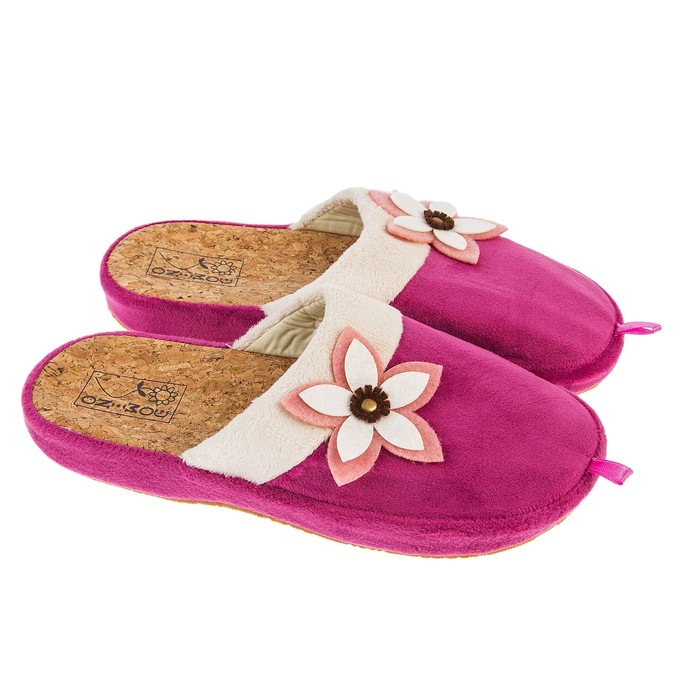 Тапочки женские Domino арт. DA-L567, цвет малиновый, размер 37