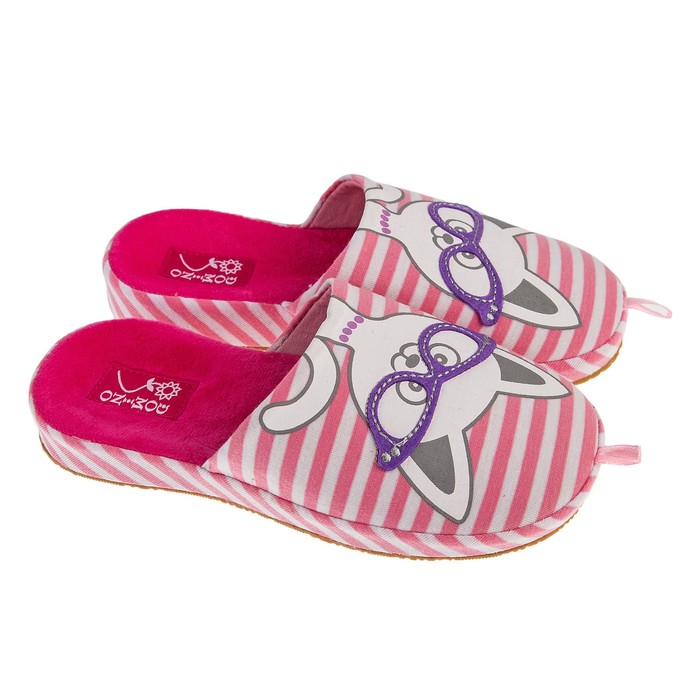 Тапочки подростковые Domino арт. DA-PL38, цвет розовый, размер 35