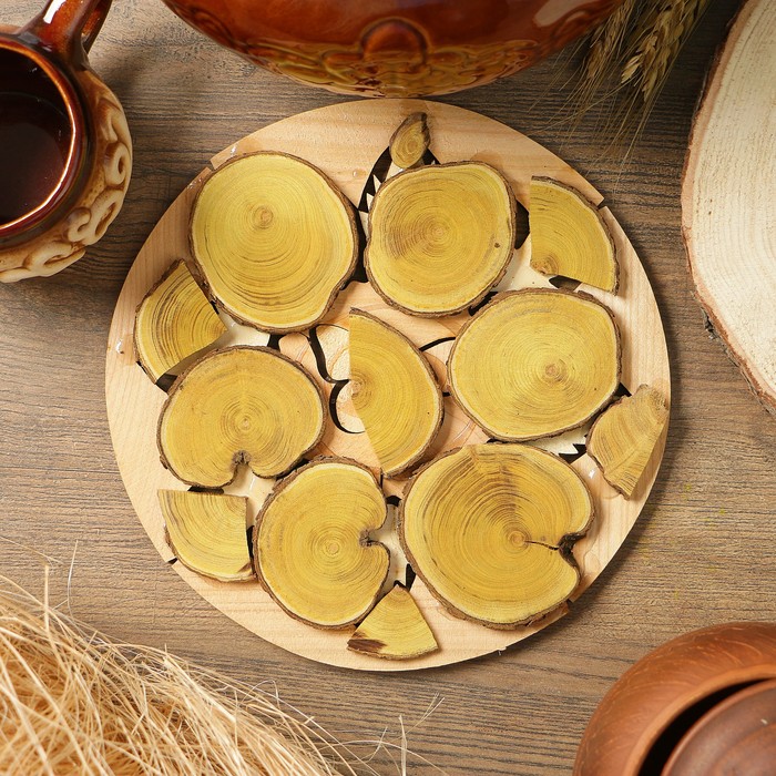 Подставка под горячее «Бабочка», D=22 см, можжевельник