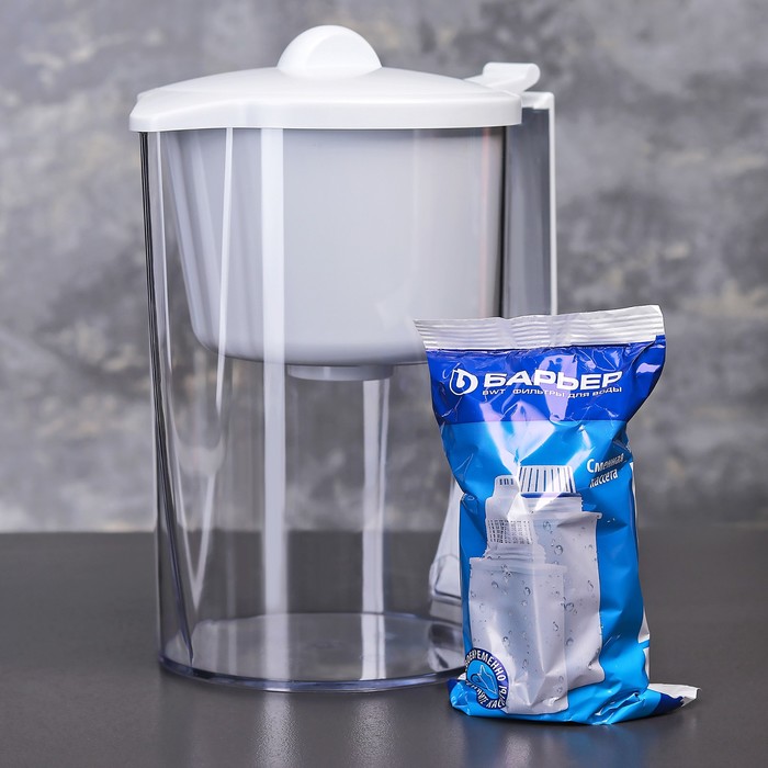 Фильтр-кувшин 3,2 л "Барьер. Классик", цвет белый