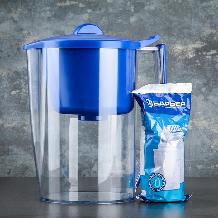 Фильтр-кувшин 3,2 л "Барьер. Классик", цвет синий