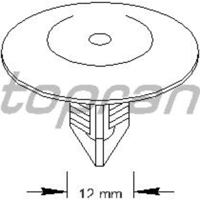 Клипса обшивки HANS PRIES 700580445