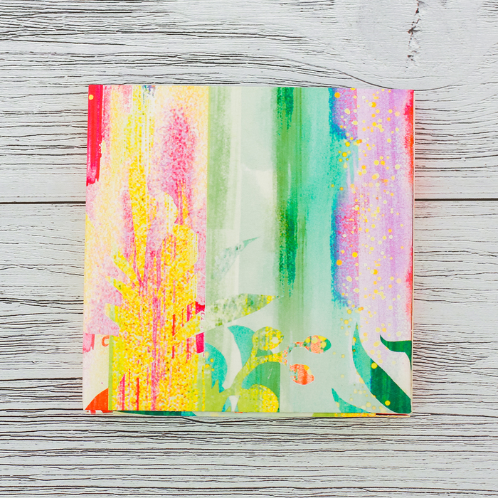 Футляр с бумажным блоком для записей "Краска"