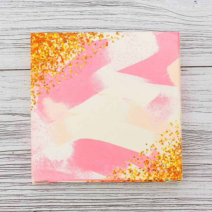 Футляр с бумажным блоком для записей "Пусть ярким будет каждый день"