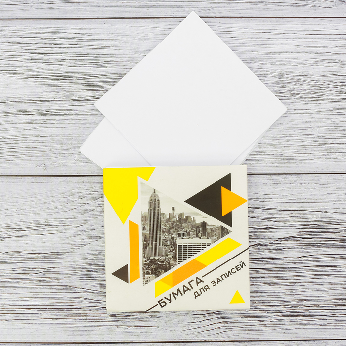 Футляр с бумажным блоком для записей "Геометрия"