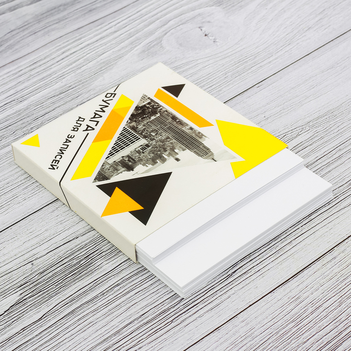 Футляр с бумажным блоком для записей "Геометрия"