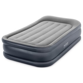 

Кровать надувная Deluxe Pillow Rest Twin, 99 х 191 х 42 см, с подголовником, с встроенным насосом, 64132NP INTEX