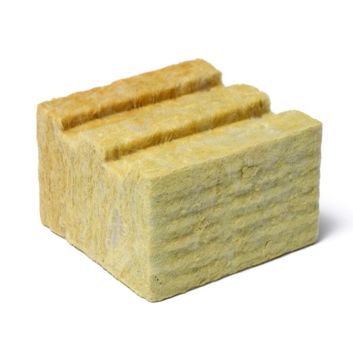 Субстрат минераловатный в кубике, 10 × 10 × 6,5 см, отверстие 15 × 15 мм, «Эковер»