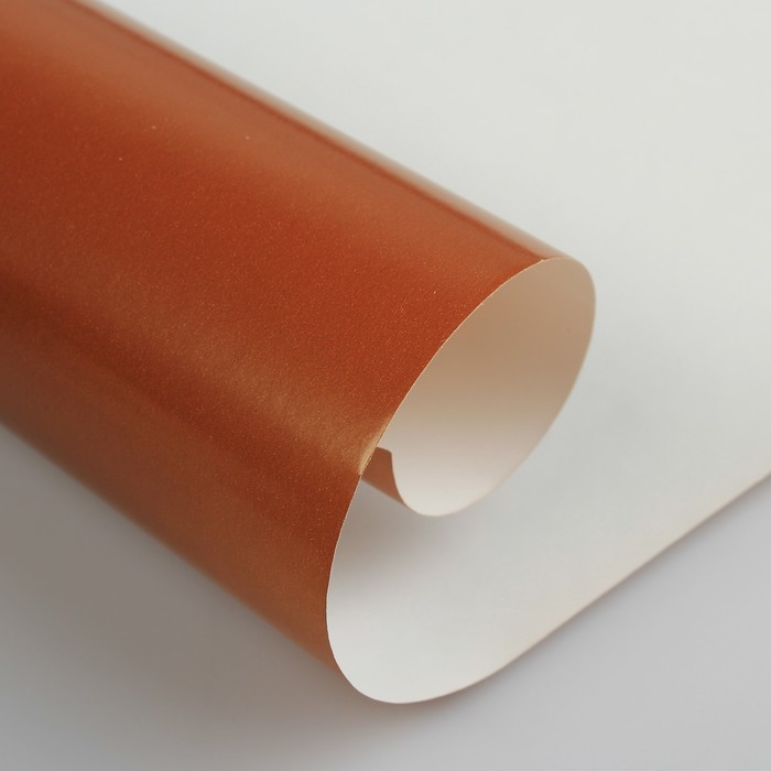 Бумага цветная Лакированная в рулоне 500*2000 мм Sadipal коричневый 6180