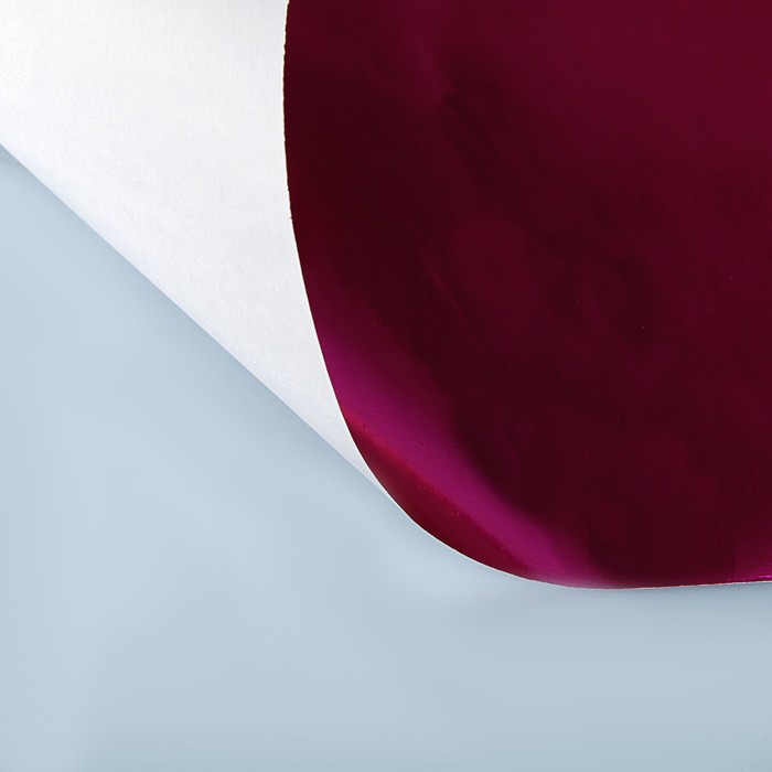 Бумага цветная Металлизированная в рулоне 1000*3000 мм Sadipal фуксия 12739