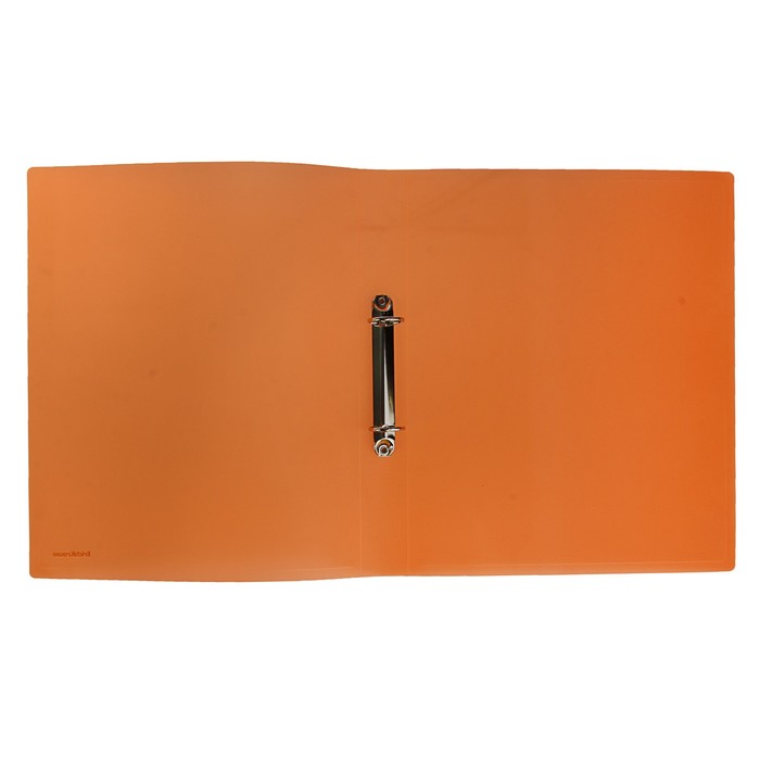 Папка на 2 кольцах А4, 35мм Erich Krause NEON, пластиковая, толщина 500мкм, тиснение - диагональ, вместимость до 200 листов, микс