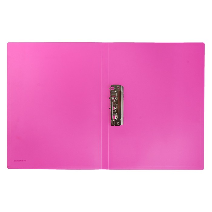 Папка с боковым зажимом A4 Erich Krause NEON, корешок 17мм, толщина 500мкм, вместимость 100 листов, микс