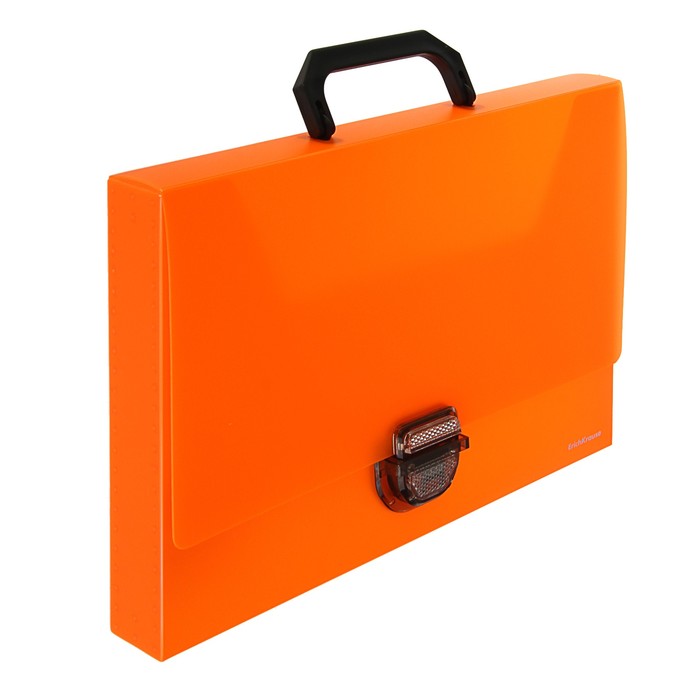 Папка-портфель А4, 1 отделение Erich Krause NEON, корешок 35мм, толщина пластика 800мкм, микс