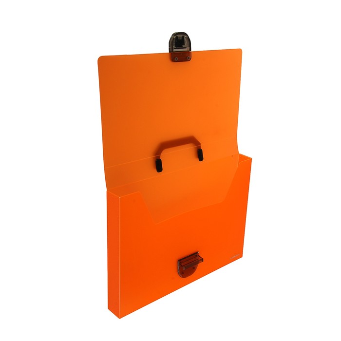 Папка-портфель А4, 1 отделение Erich Krause NEON, корешок 35мм, толщина пластика 800мкм, микс