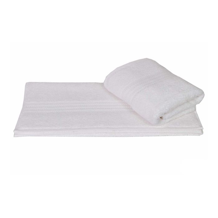 Махровое полотенце "RAINBOW", размер 50х90 см, цвет белый