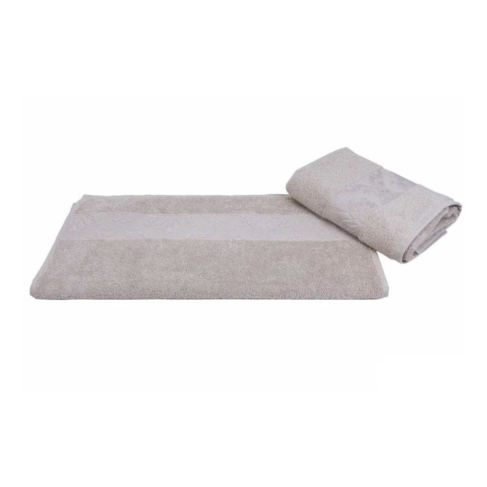 Махровое полотенце "RUZANNA", размер 100х150 см, цвет бежевый