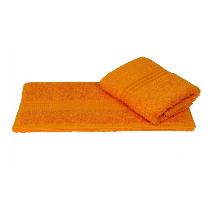 Махровое полотенце "RAINBOW", размер 50х90 см, цвет горчичный