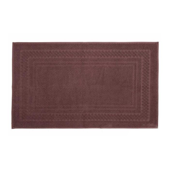 Коврик для ванной, "CHEQUERS", 40x60 см, цвет коричневый