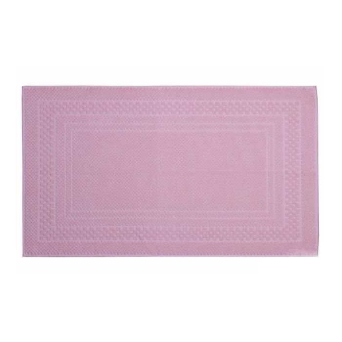 Коврик для ванной, "CHEQUERS", 40x60 см, цвет розовый