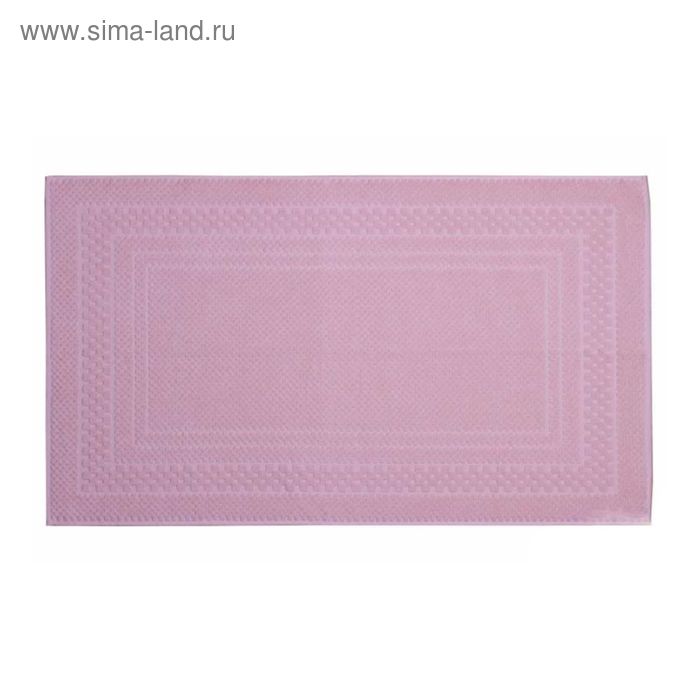 фото Коврик для ванной chequers, размер 40x60 см, цвет розовый hobby home collection