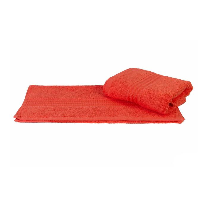 Махровое полотенце "RAINBOW", размер 50х90 см, цвет персиковый