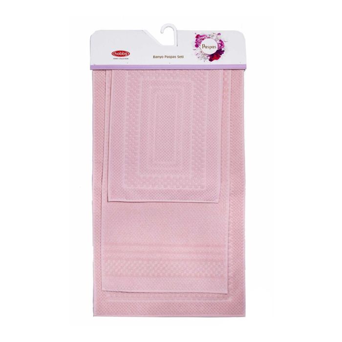 Коврики для ванной "CHEQUERS", 40х60, 50х90, 60х100, цвет пудра