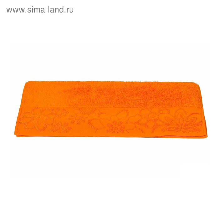 фото Полотенце dora, размер 30 х 50, оранжевый hobby home collection