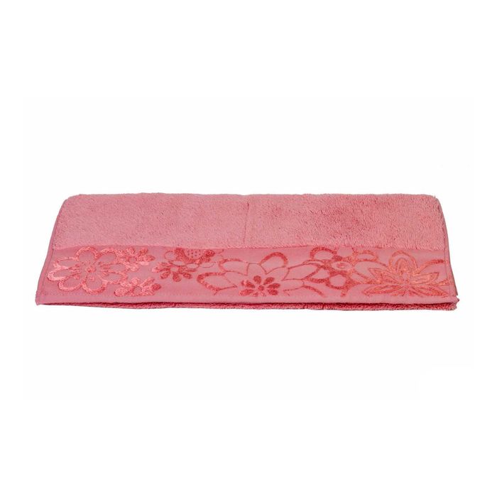 Махровое полотенце "DORA", размер 30x50, цвет розовый