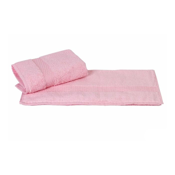 Махровое полотенце "FIRUZE", размер 50х90 см, цвет розовый