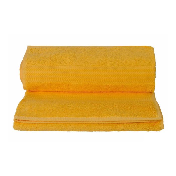 Махровое полотенце "RAINBOW", размер 50х90 см, цвет тёмно-жёлтый