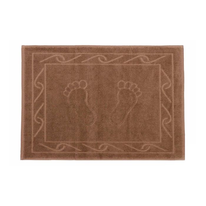 Махровое полотенце для ног "HAYAL", размер 50x70, цвет коричневый