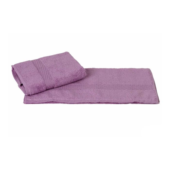 Махровое полотенце "FIRUZE", размер 50х90 см, цвет фиолетовый